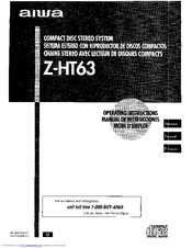 Aiwa Z-HT63 Operating Instructions Manual