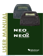 Alphasmart NEO User Manual