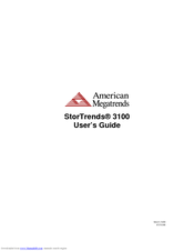 American Megatrends StorTrends 3100 User Manual