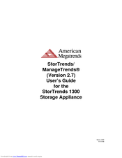 American Megatrends StorTrends 1300 User Manual