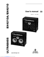 Behringer Ultrabass BX4210 Manual