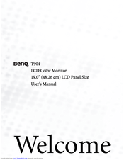 Benq T904 User Manual