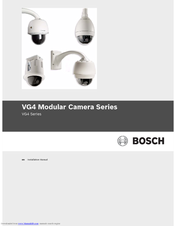 Bosch AutoDome VG4-164-ECE1C Installation Manual