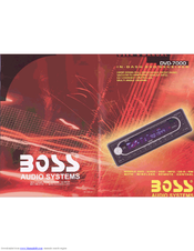 Boss Audio Systems DVD-7000 User Manual