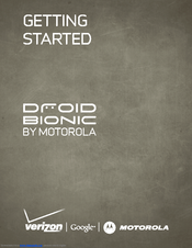 MOTOROLA DROID BIONIC by Getting Started Manual