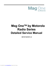 MOTOROLA MAG ONE Manual