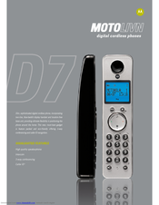 MOTOROLA MOTOLIVN D701 Brochure
