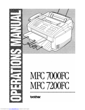 Brother MFC-7000FC User Manual