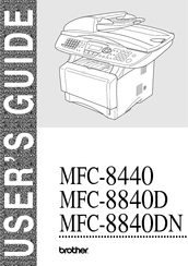 Brother MFC-8840D User Manual
