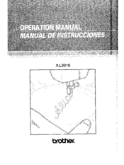 Brother XR-37 Operation Manual