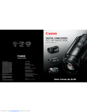 Canon VIXIA HF G10 Product Manual