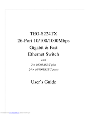 TRENDNET TEG-S224TX User Manual