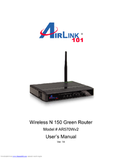 Airlink101 AR570WV2 User Manual