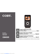 Coby CAM4505BLK Instruction Manual