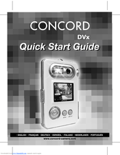 CONCORD DVX Quick Start Manual