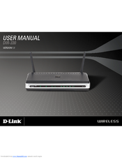 D-link DIR-330 - Wireless G VPN Router User Manual