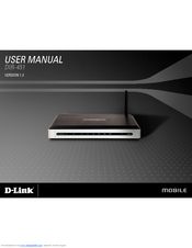 D-link DIR-451 - 3G Mobile Router User Manual
