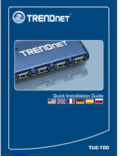 TRENDNET TU2-700 - DATA SHEETS Quick Installation Manual