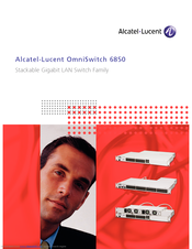 Alcatel-Lucent OmniSwitch OS6850-24X Brochure & Specs