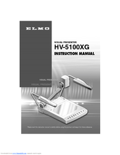 Elmo HV-5100XG Instruction Manual