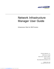 Extreme Networks ISM Provision User Manual