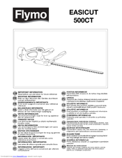 FLYMO EASICUT 500CT Important Information Manual