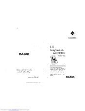 CASIO CASSIOPEIA E-15 Getting Started Manual