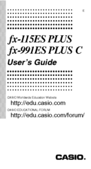 CASIO fx-99ES Plus C User Manual
