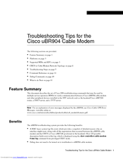 Cisco uBR904 Troubleshooting Tips