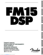 Fender FM15DSP Owner's Manual