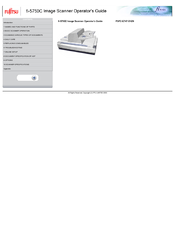 Fujitsu PA03338-B005 - FI-5750C Image Scanner Operator's Manual