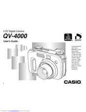 CASIO QV-4000 User Manual