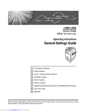 Ricoh C2525 General Settings Manual