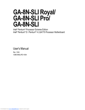 Gigabyte GA-8N-SLI Pro User Manual