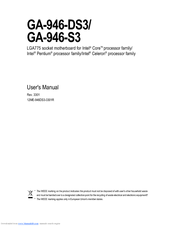 Gigabyte GA-946-DS3 User Manual