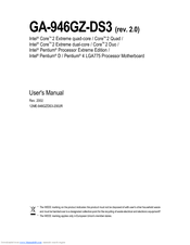 Gigabyte GA-946GZ-DS3 User Manual