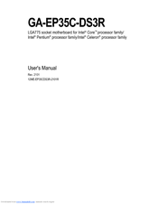 Gigabyte GA-EP35C-DS3R User Manual