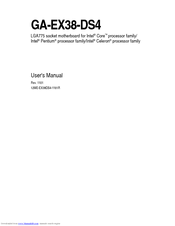 Gigabyte GA-EX38-DS4 User Manual