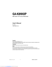 Gigabyte GA-K8NNXP User Manual