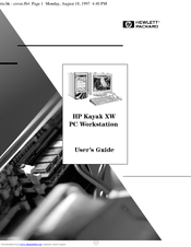 HP Kayak XW User Manual