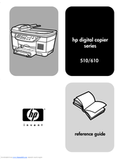 HP C8372A - Digital Copier Printer 610 Color Inkjet Reference Manual