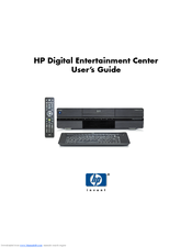 HP Digital Entertainment Center User Manual