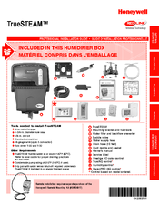 Honeywell HM512W1005 - TrueSTEAM Lon Wireless Humidifier Installation Manual