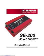 Interphase Sonar Engine SE-200 Operation Manual