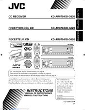 JVC KD-AR870 Instructions Manual