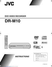 JVC DR-M10SUJ Instructions Manual