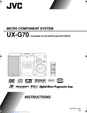 JVC UX-G70UG Instructions Manual