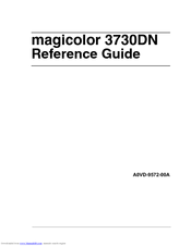 Konica Minolta magicolor 3730DN Reference Manual