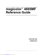 Konica Minolta magicolor 4695MF Reference Manual