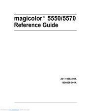 Konica Minolta Magicolor 5550 Reference Manual